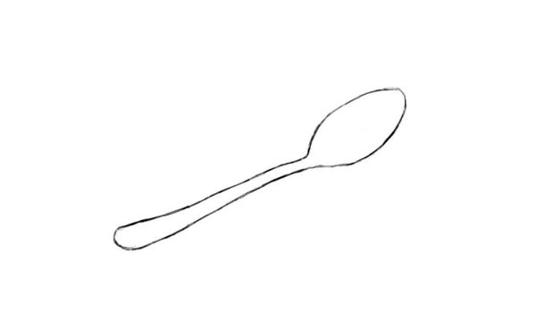 Ложка карандашом