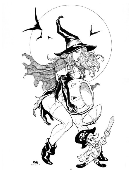 Ведьма эскиз