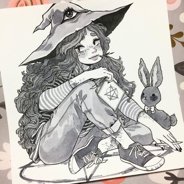 Аниме ведьма