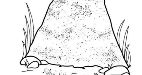 Муравейник раскраска
