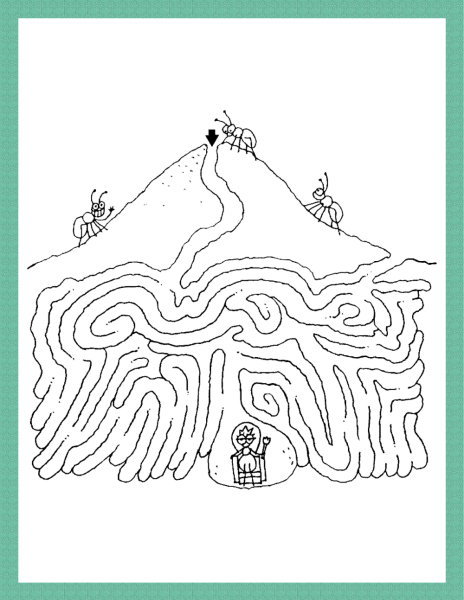 Муравейник рисунок