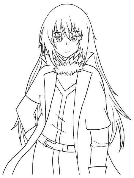 О моём перерождении в слизь раскраска