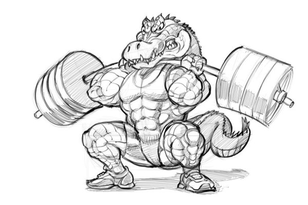 Раскраска силач