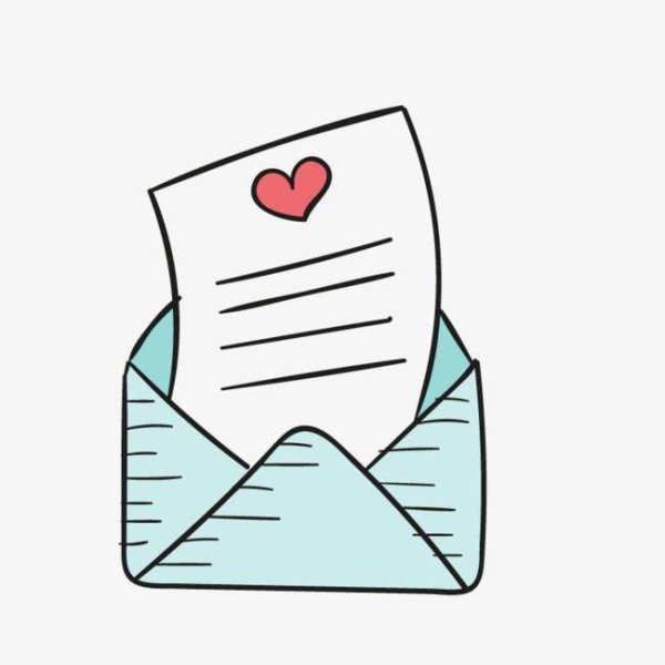 Письмо мультяшный