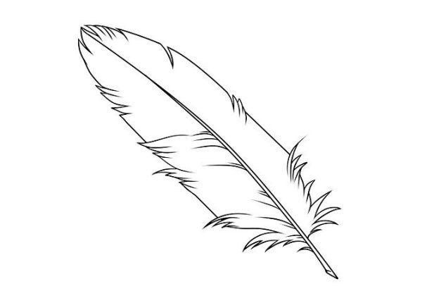 Нарисовать перо