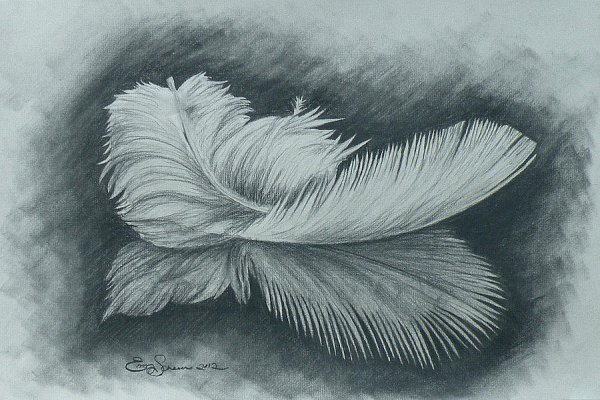 Тату перо эскизы для девушек