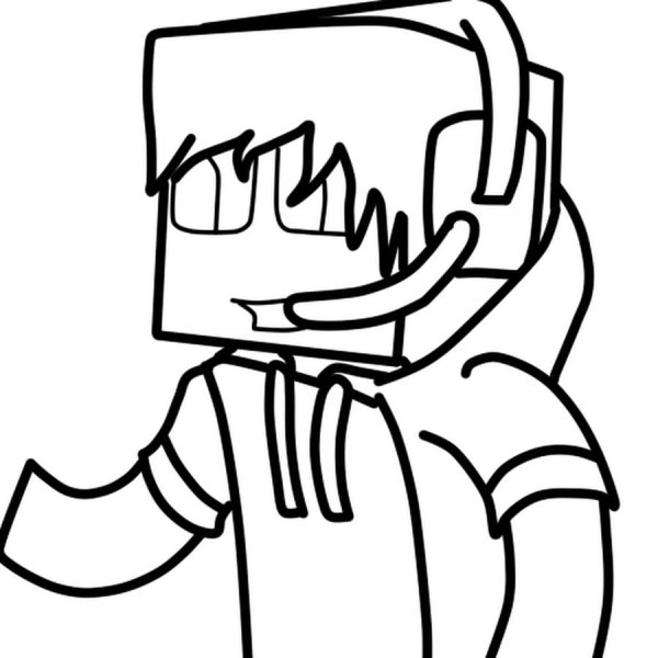 Раскраска майнкрафт компот