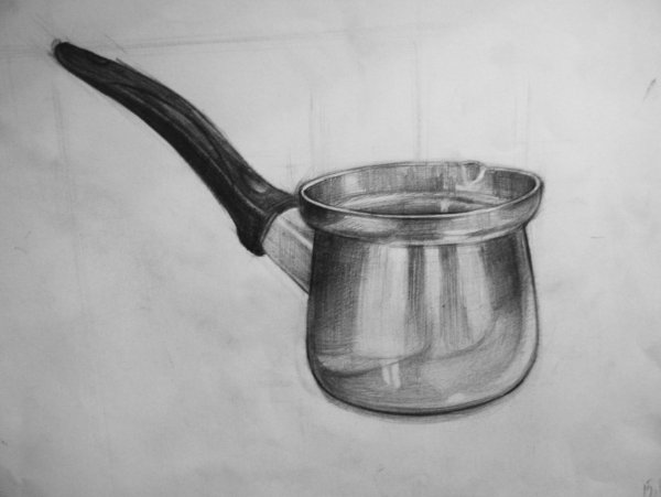 Зарисовка металлических предметов
