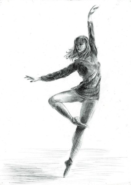 Фигура человека в движении