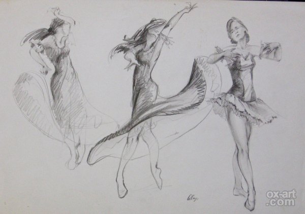 Танцы рисунки корандаш