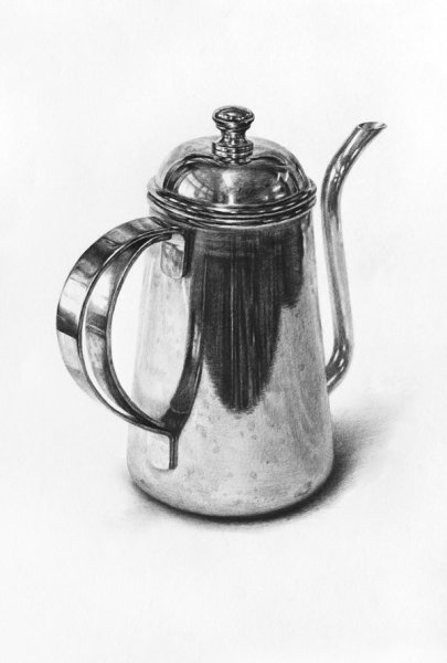 Чайник карандашом