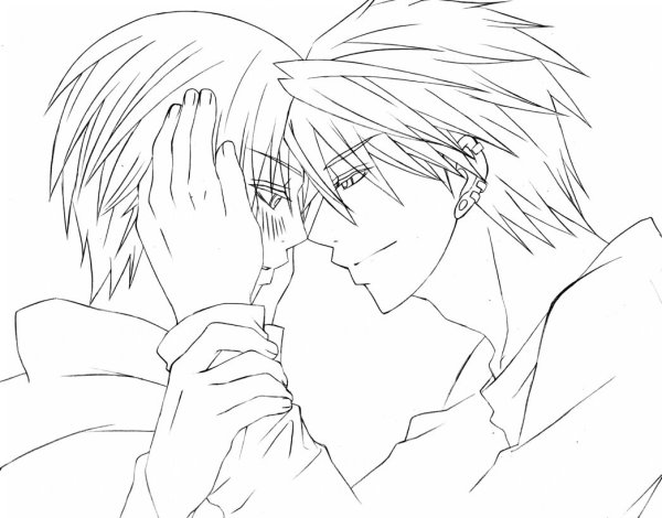 Яой карандашом