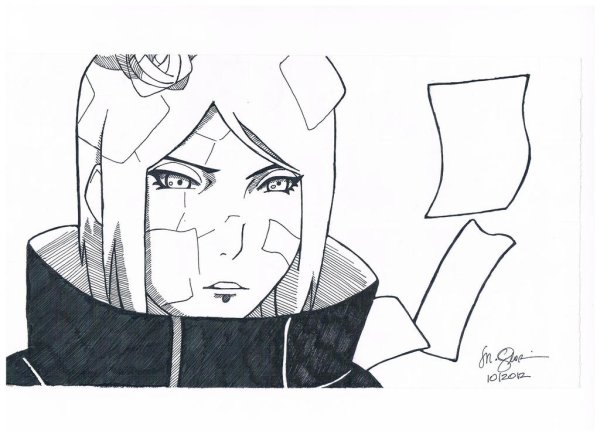 Рисунки Конан из Акацуки