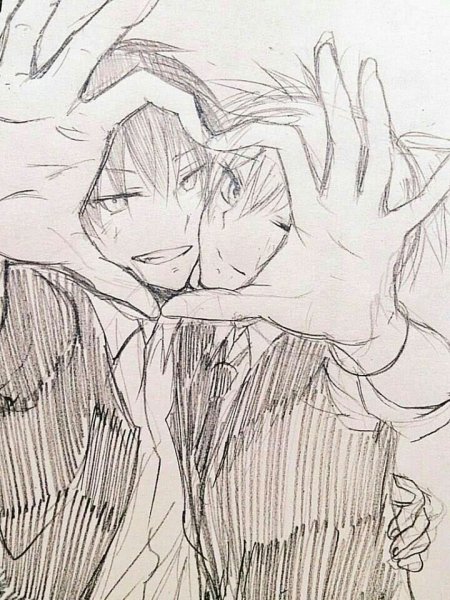 Яой карандашом