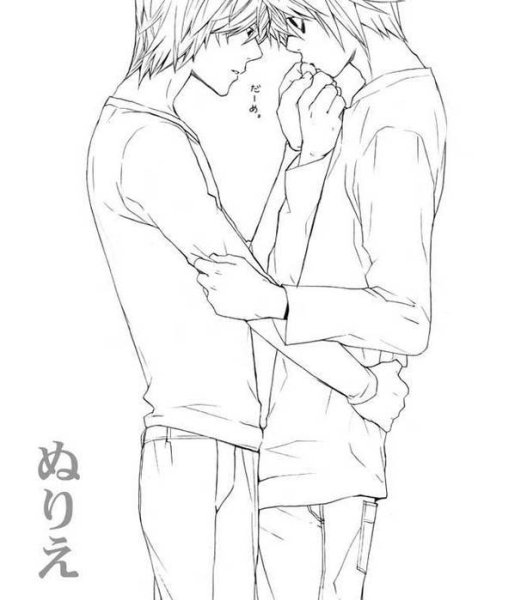 Яой для срисовки