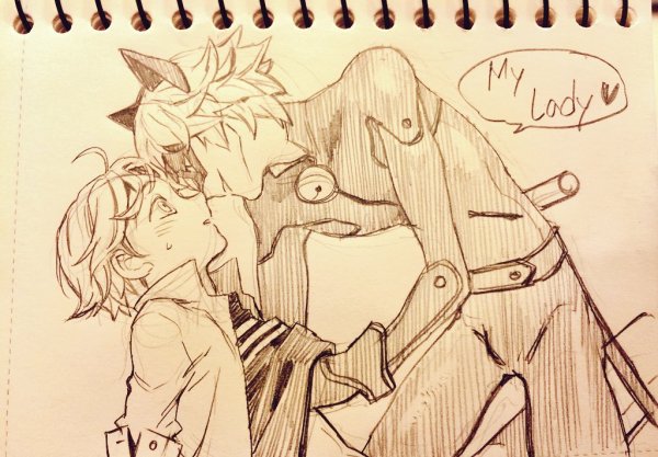 Супер кот и Эдриан яой