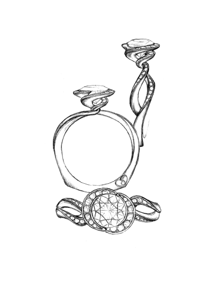 Зарисовки ювелирных украшений