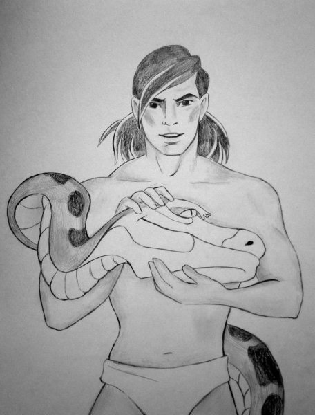 Маугли рисунок