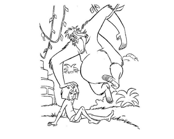 Киплинг раскраски