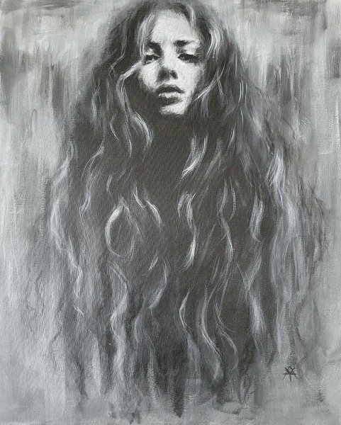 Рисунки углем