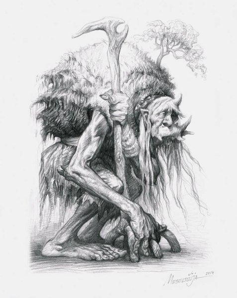 Эскизы существ