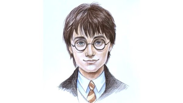 Гарри Поттер портрет рисунок