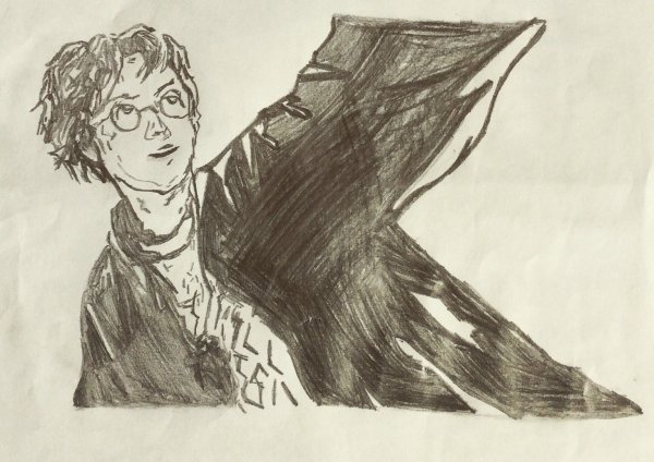 Гарри Поттер для срисовки легко