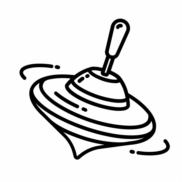 Юла раскраска для детей