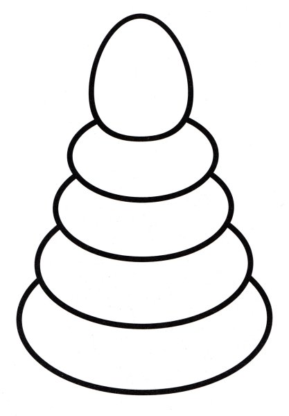 Юла раскраска для детей