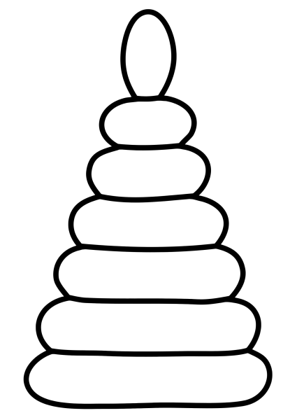 Игрушки раскраска для детей