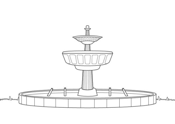 Юла раскраска