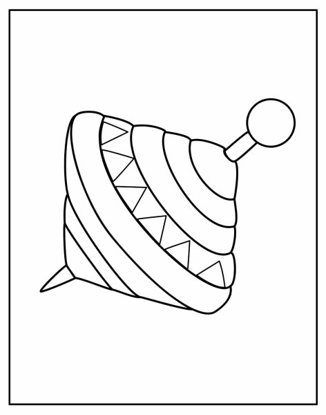 Пирамидка раскраска для детей