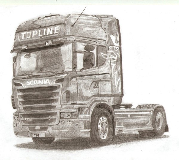 Раскраска DAF XF 106