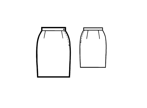 Эскиз юбки