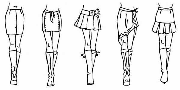 Фасон юбки карандаш