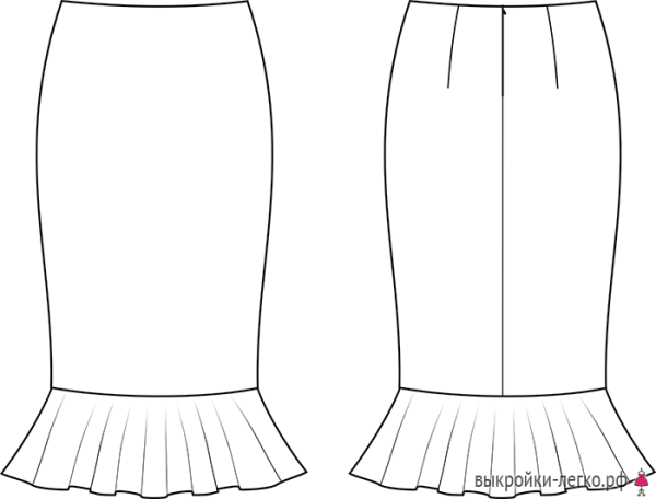 Одежда для рисования юбки