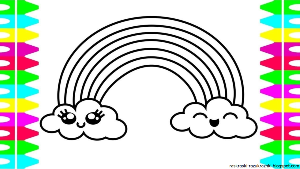 Радуга простым карандашом