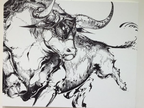 Бык Графика