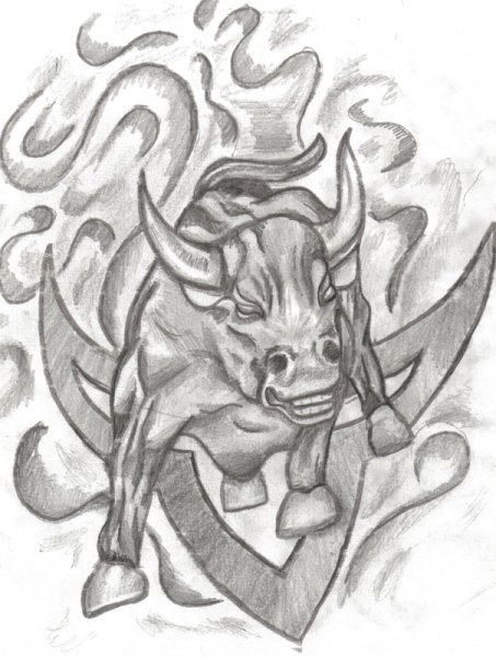 Тату Таурус эскизы