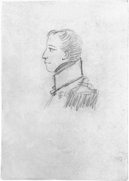 Наполеон портрет карандашом