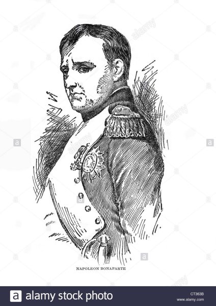 Наполеон Бонапарт рисунок