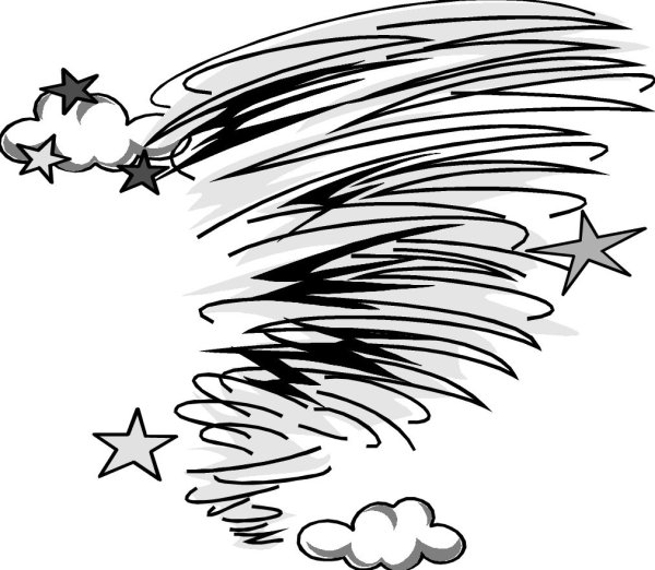 Рисование ураган