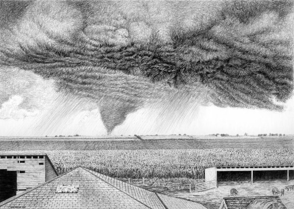 Ураган рисунок