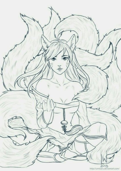 Лига легенд Ари карандашом