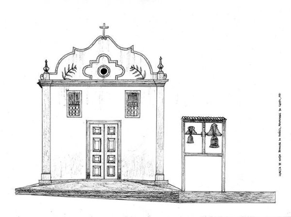 Здание в стиле Барокко рисунок карандашом