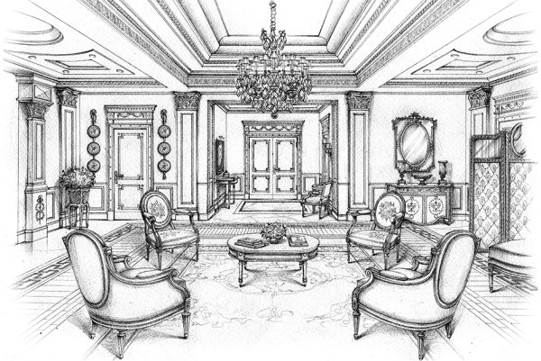 Рисунки Барокко для резьбы по дереву