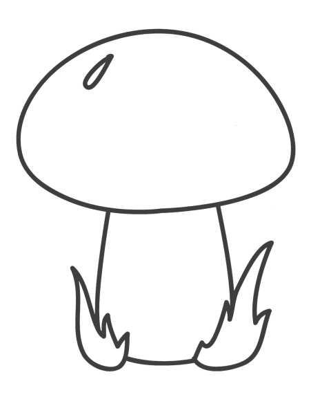 Раскраска гриб масленок