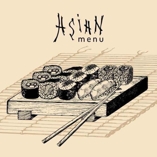 Роллы эскиз