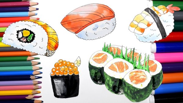 Суши карандашом