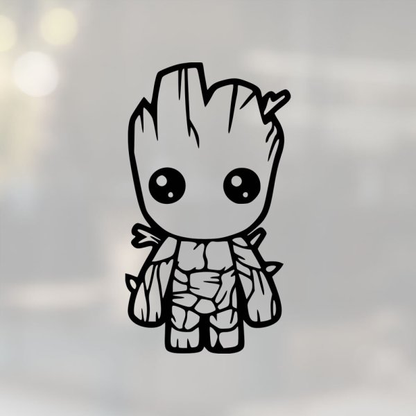 Маленький Грут эскиз